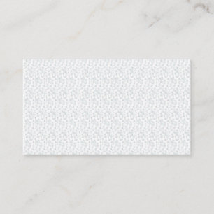 Carte De Visite Une surface complètement blanche et sans caractéri