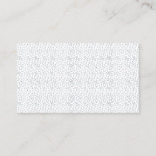 Carte De Visite Une surface complètement blanche et sans caractéri (Devant)