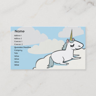 Carte De Visite Unicorne - Business