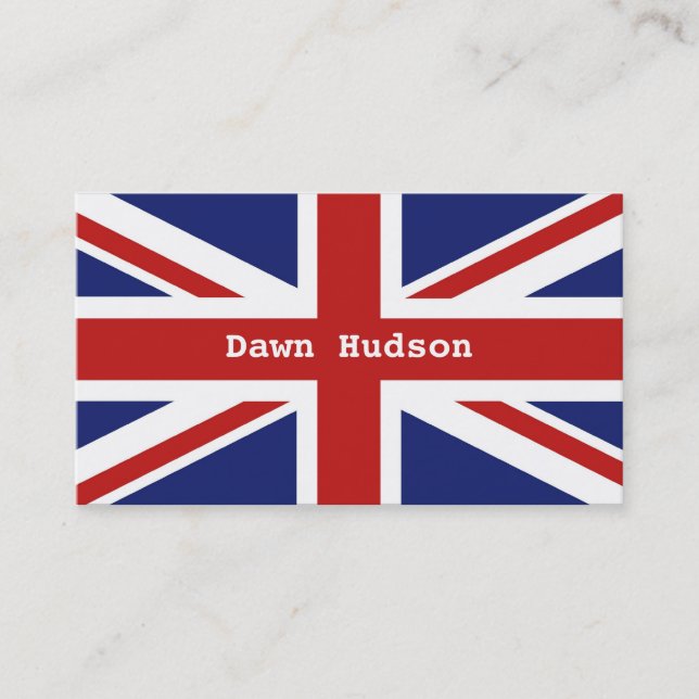 Carte De Visite Union Jack (Devant)