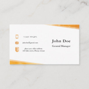 Carte de visite unique