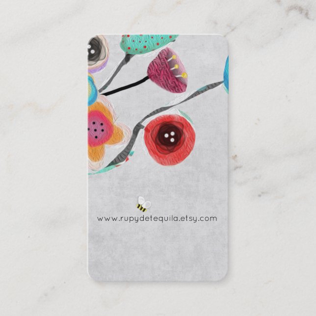 Carte de visite unique (Devant)