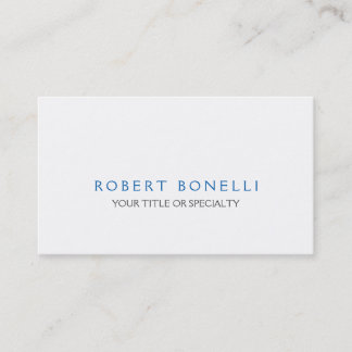 Carte De Visite Unique bleu clair clair