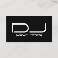 Carte de visite unique du DJ