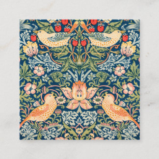 Carte de visite unique, élégant, floral