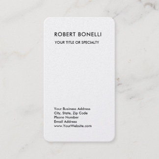 Carte De Visite Unique minimaliste moderne