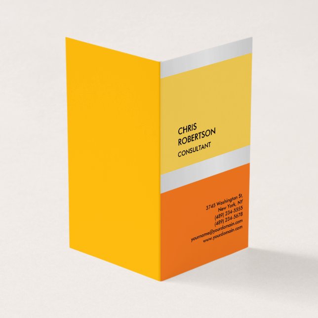 Carte De Visite Unique moderne exclusif (Extérieur)