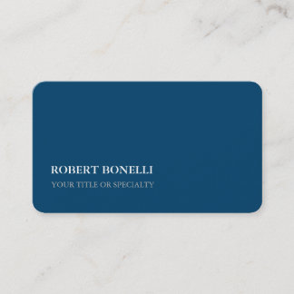 Carte De Visite Unique Moderne Indigo Dye Bleu Stylish Minimaliste