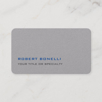 Carte De Visite Unique moderne Premium Gris minimaliste