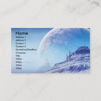 Carte De Visite Univers inconnu, Nom, Adresse 1, Adresse 2, C...