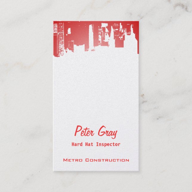 Carte De Visite Uptown Midnight New Grey Dient (Devant)