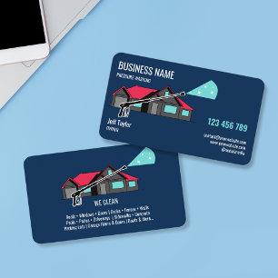 Carte De Visite Usine de lavage à pression professionnelle