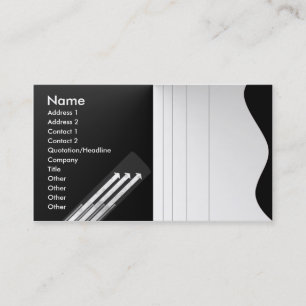 Carte De Visite v3 noir et blanc