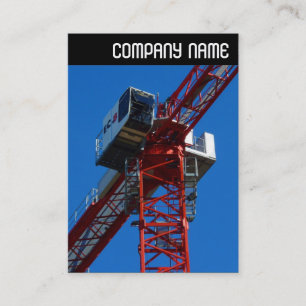 Carte De Visite V En-tête - Grue à tour