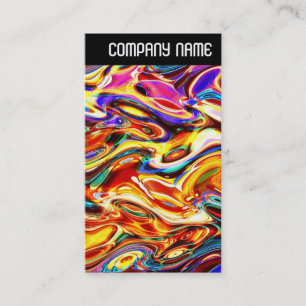 Carte De Visite V En-tête - Mélange de couleurs 01