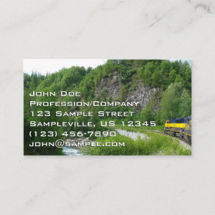 Carte De Visite Vacances en train Denali Express Alaska Photograph