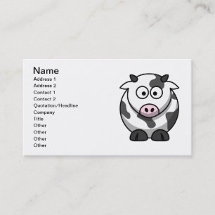Carte De Visite Vache