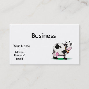 Carte De Visite Vache douce et tranquille
