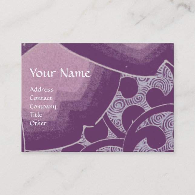 CARTE DE VISITE VAGUES (Devant)