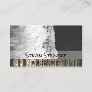 Carte De Visite Vagues   Arbres   Photographie de plein air