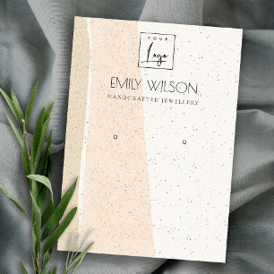 CARTE DE VISITE VAGUES CÉRAMIQUES BLANCHES ABSTRAITES ÉCRASSER AFF