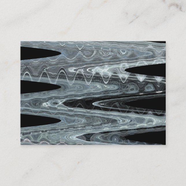 Carte De Visite Vagues de glace (Devant)