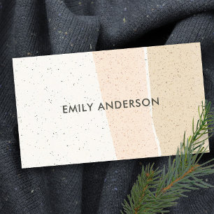 CARTE DE VISITE VAGUES DE TEXTURE CÉRAMIQUE ROSE NOIRE ABSTRAITES 