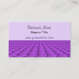 Carte De Visite Vagues Modernes de Design Violet