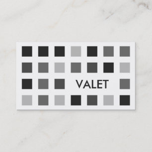Carte De Visite VALET (carrés moyens)