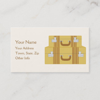 Carte De Visite Valises vintages