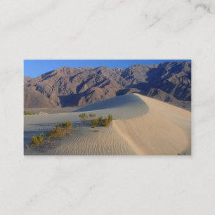 CARTE DE VISITE VALLÉE DE LA MORT SABLE DUNES PHOTOGRAPHIE NATURE