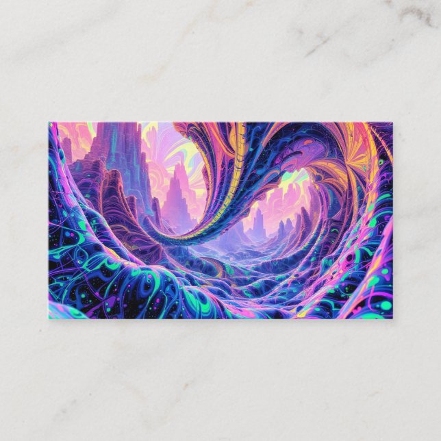 Carte De Visite Valley Psychedelic (Devant)