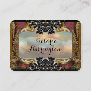 Carte De Visite Valmante French Elegant Pearl Professional