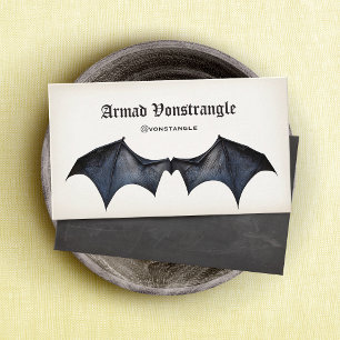 Carte De Visite Vampire Bat Wings