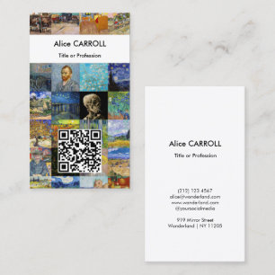 Carte De Visite Van Gogh - Chefs-d'œuvre Mosaic Patchwork - Code Q