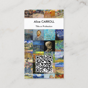 Carte De Visite Van Gogh - Chefs-d'oeuvre Mosaic Patchwork - QR Co