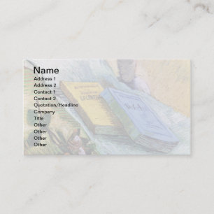 Carte De Visite Van Gogh - Vie continue avec Plaster Statuette