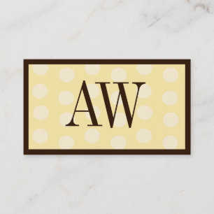 Carte De Visite Vanille Bedotted