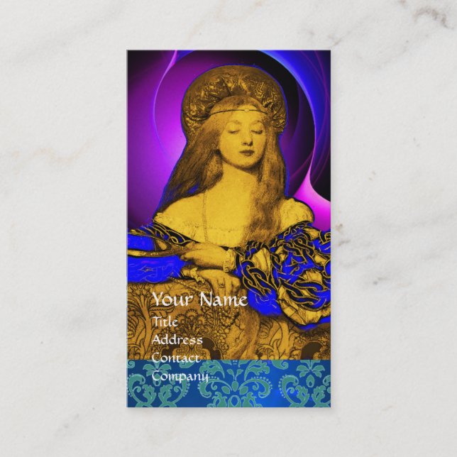 Carte De Visite VANITÉ BEAUTÉ-MODE COSTUME DESIGNER Gold Metal (Devant)