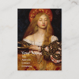 Carte De Visite VANITÉ BEAUTÉ-MODE COSTUME DESIGNER Red Damask