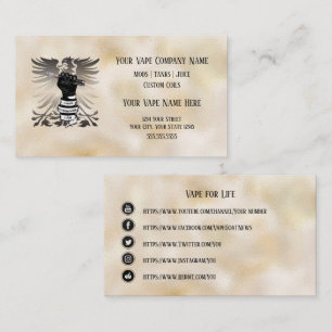 Carte De Visite VAPE   I Vape I am Business Social Media