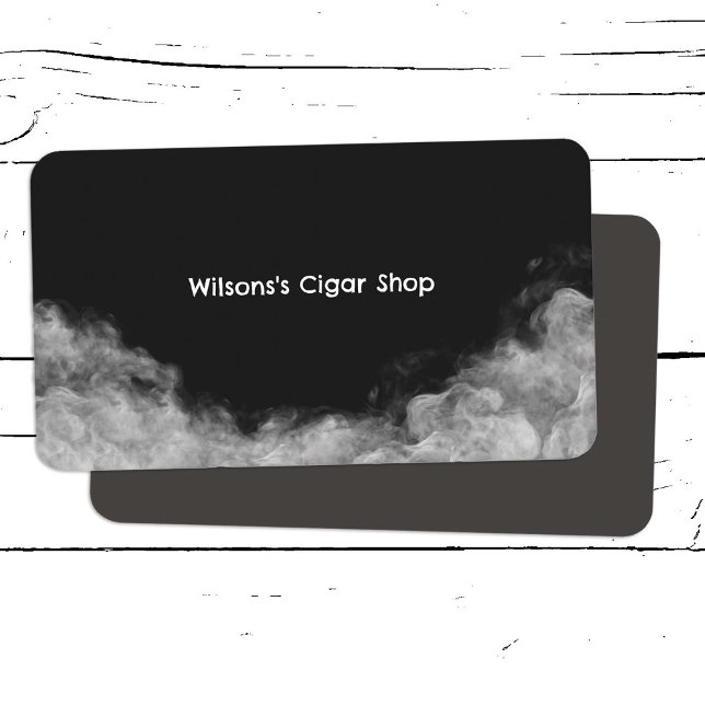 Carte De Visite Vape magasin de fumée (Smoke Shop Vape Business Cards)