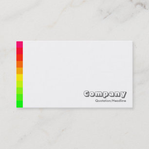 Carte De Visite Variations de couleurs III 02a