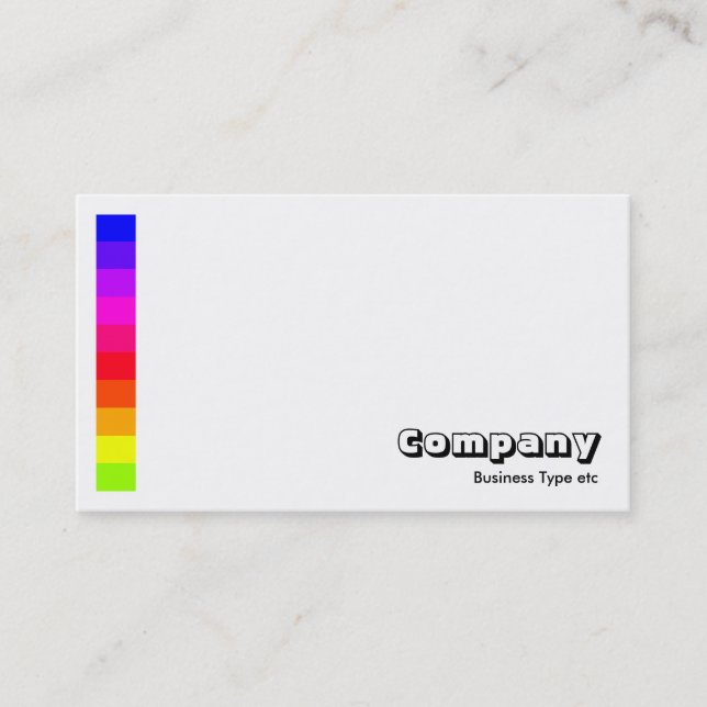 Carte De Visite Variations de couleurs IV 01a (Devant)