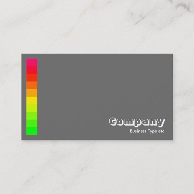 Carte De Visite Variations de couleurs IV 02a - Gris (Devant)