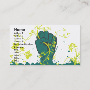 Carte De Visite vecteur de nature saisissante
