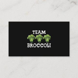 Carte De Visite Vegan Team Broccoli Love Vegetarian Pla