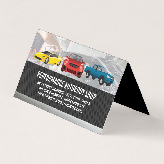 Carte De Visite Véhicules | Services mécaniques (Devant)