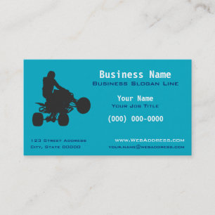 Carte De Visite Véhicules tout-terrain personnalisés Quad tout-ter