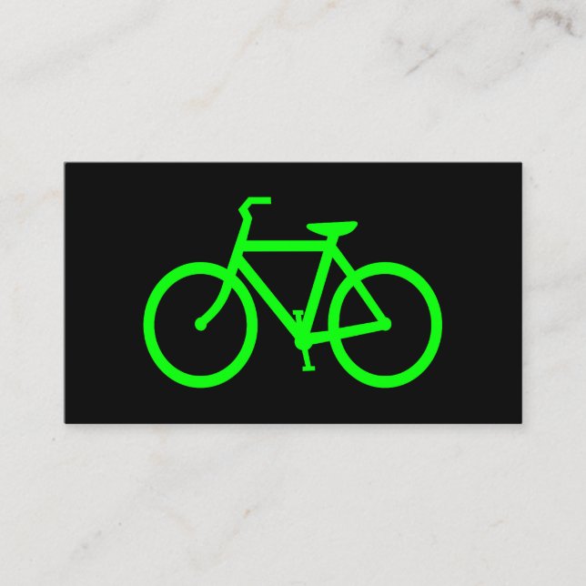 Carte De Visite Vélo Lime (Devant)